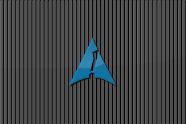 Blue triangle logo