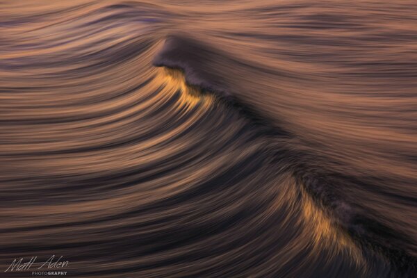 Vague sur la surface de l eau sans mousse