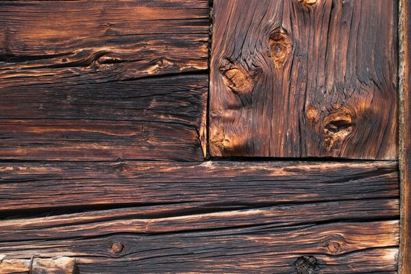Texture de bois des planches brûlées
