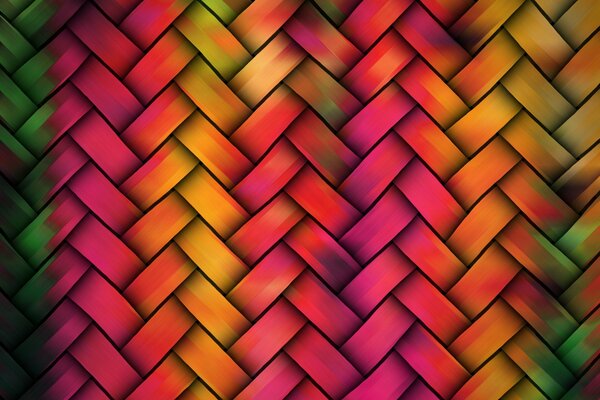 Braided colorful background texture