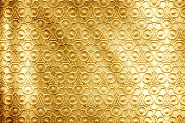 Золотой металлический узор на фон