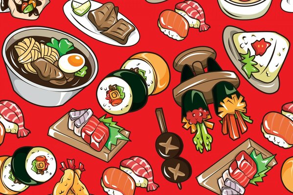 Japońska kuchnia narodowa. Sushi i bułki