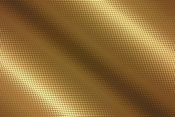 The texture is golden in color, not a certain shape