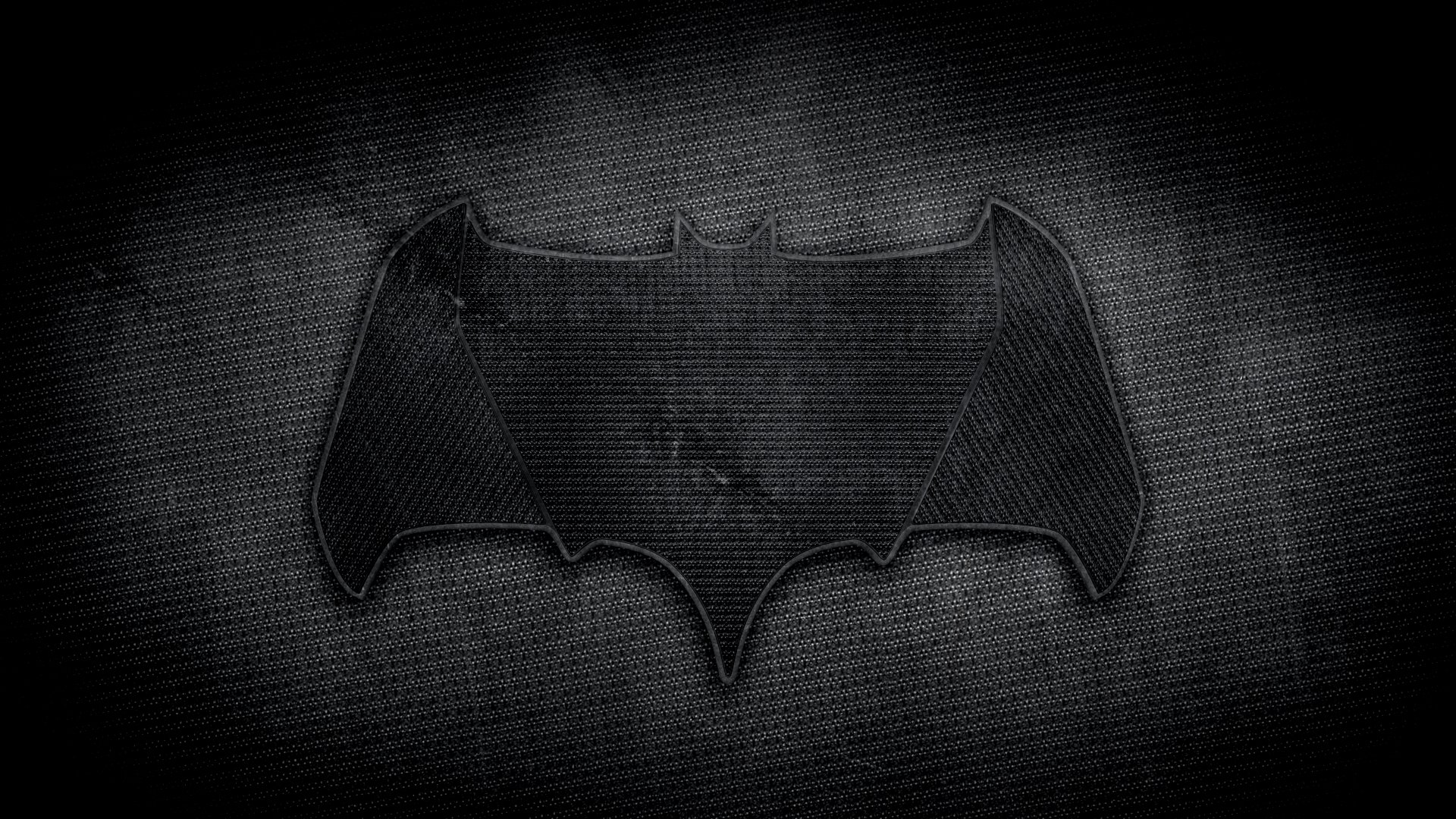 black logo fabric batman