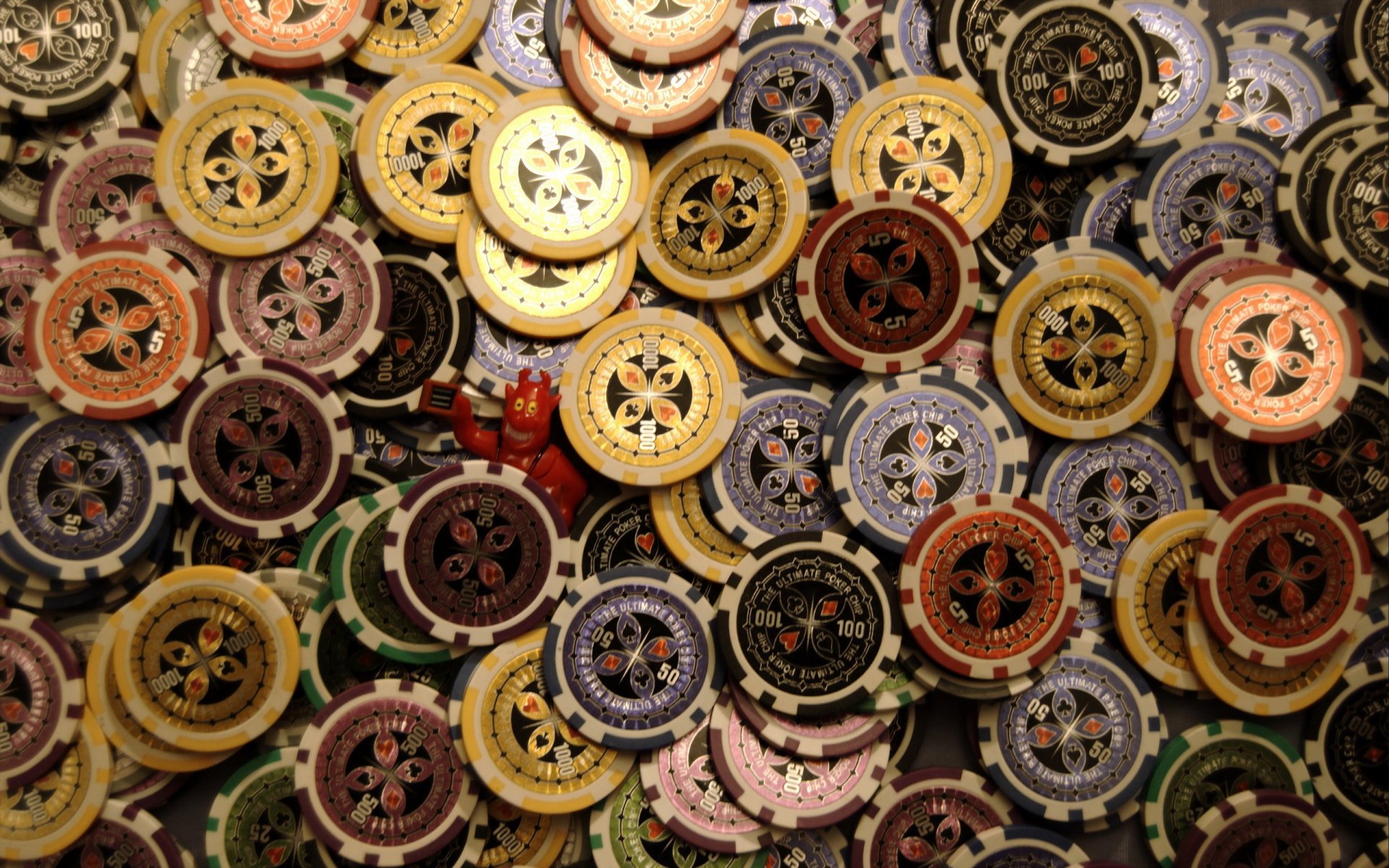 pete liebt poker chips hintergrund