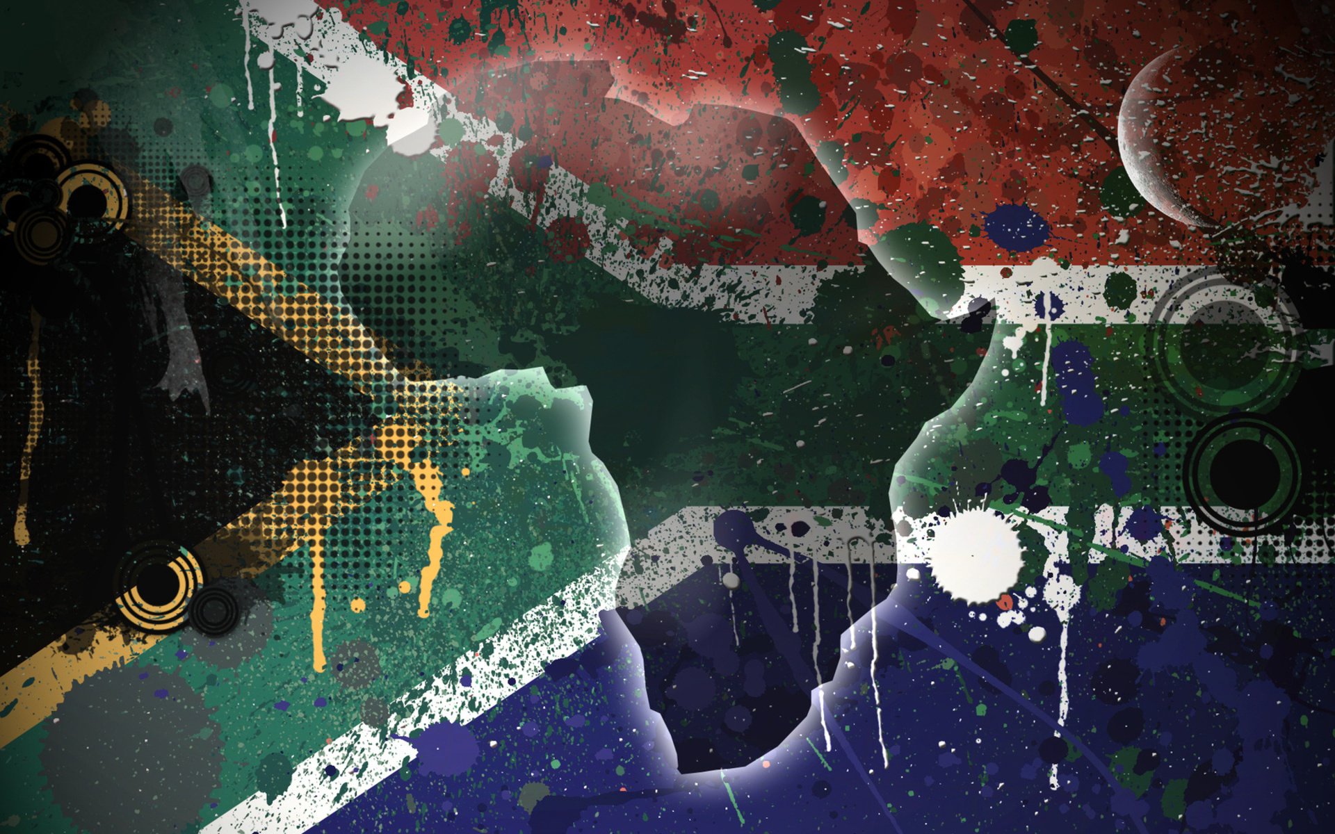 textur flagge südafrika südafrika insel