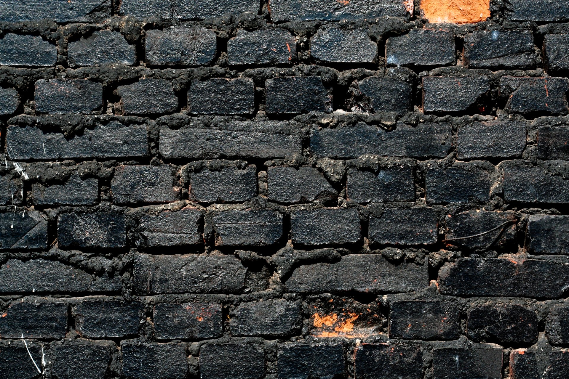 mur modèle brique noir blanc