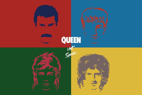 La banda Queen con sus artistas y líder: Freddie Mercury
