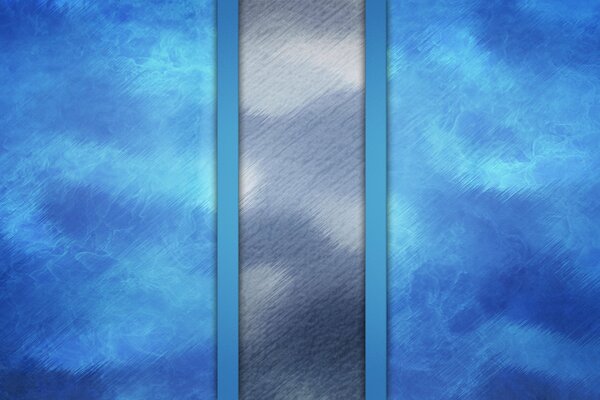 Blue background with grey blurred stripe