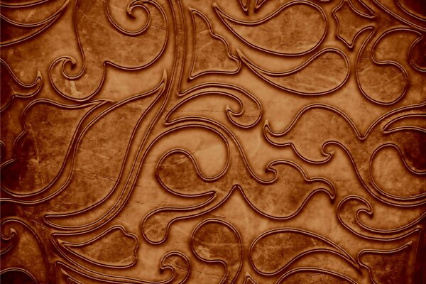 Chocolate color texture floral pattern