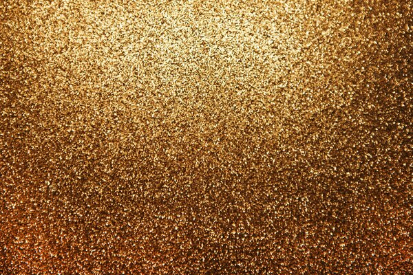 Gold dust is brilliance and wealth