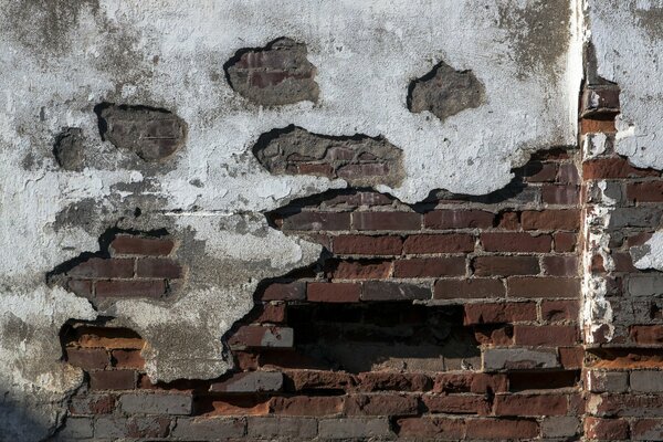 Pared de ladrillo en diseño de textura