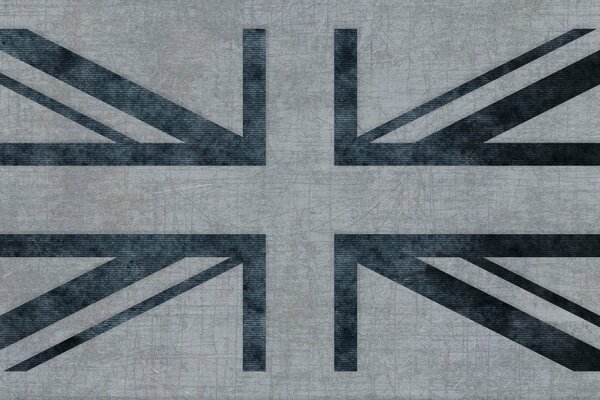 Bezbarwna Flaga Wielkiej Brytanii