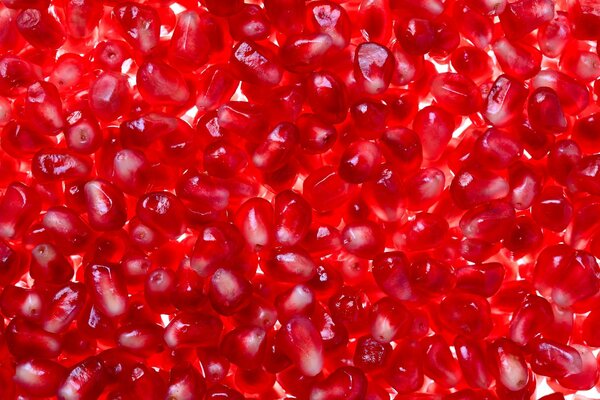 Texture of pomegranate seeds