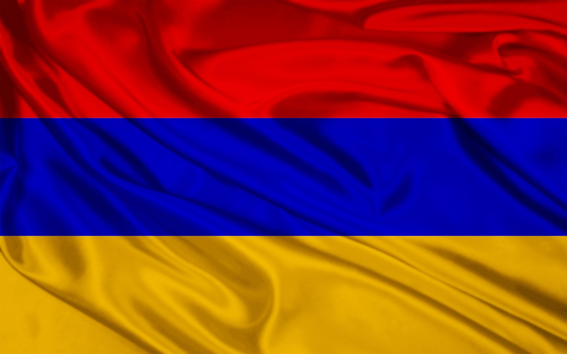 flag armenia red blue orange