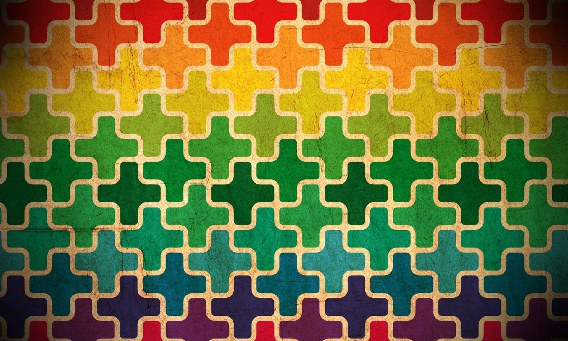 puzzle colori croce