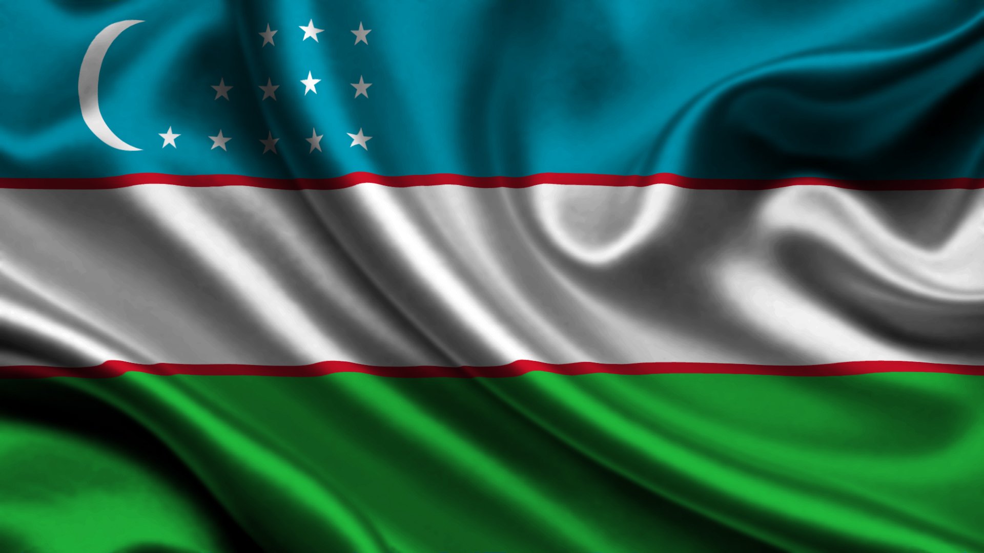 usbekistan flagge