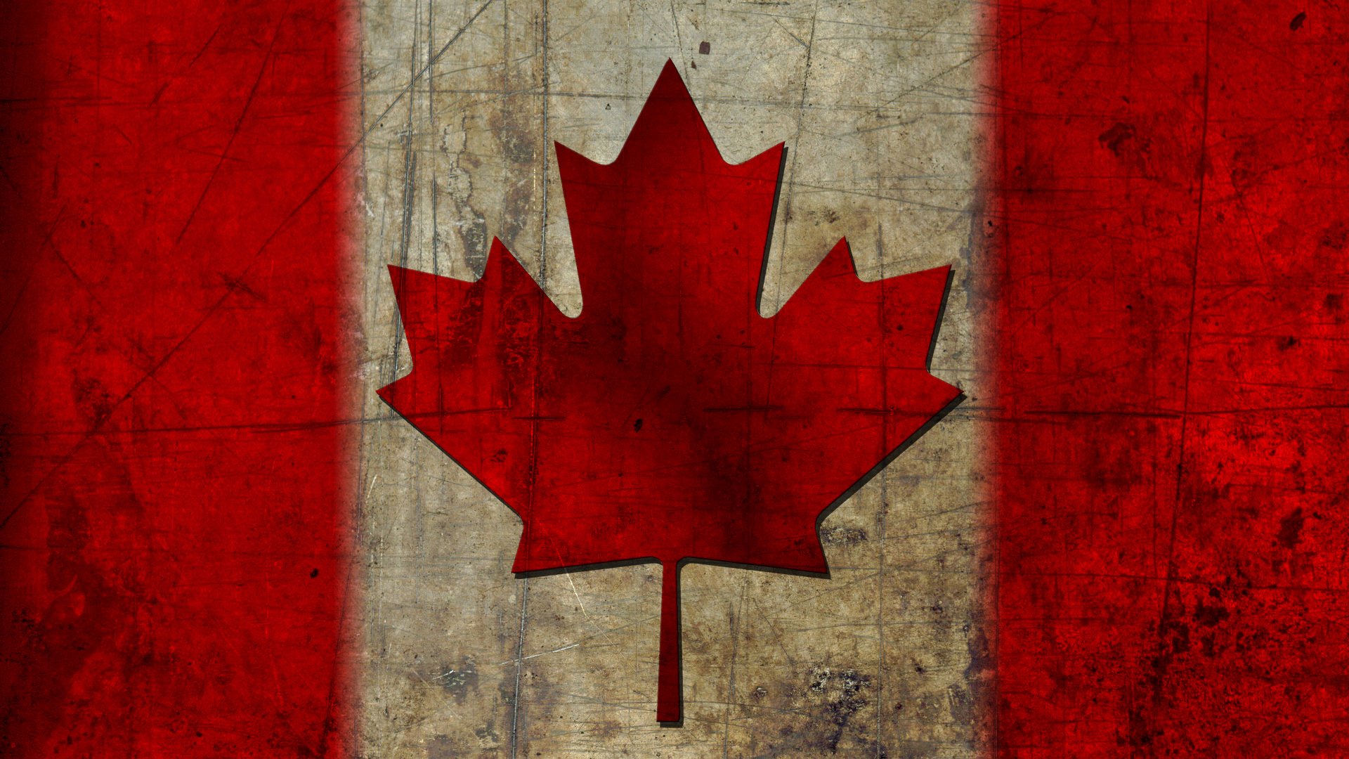 canadá bandera hoja de arce