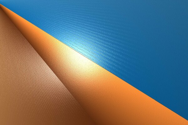 Gradient combination of blue and orange colors