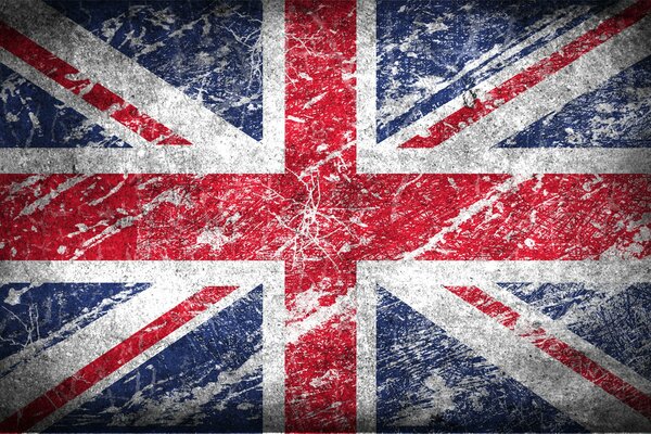 Textured flag of England for desktop background