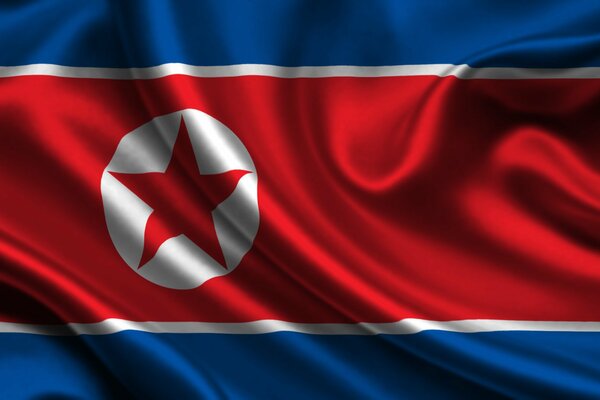 Red star on the flag of South Korea