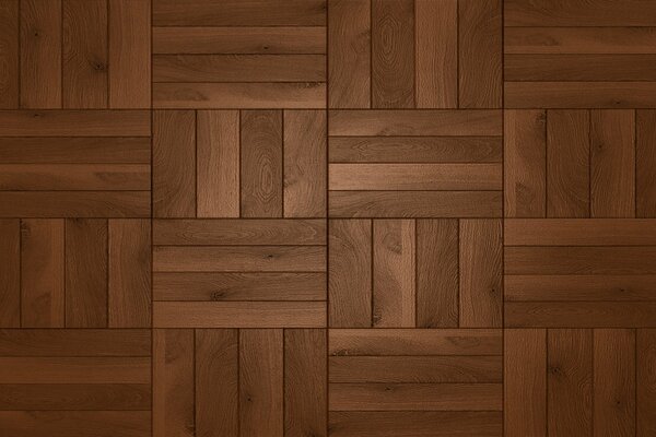 Темно-коричневое деревянное покрытие