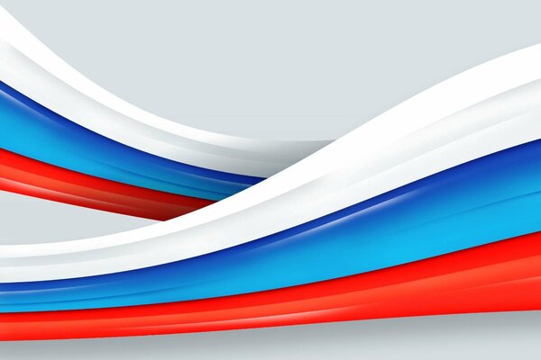 Ribbon of the flag of Russia. Background