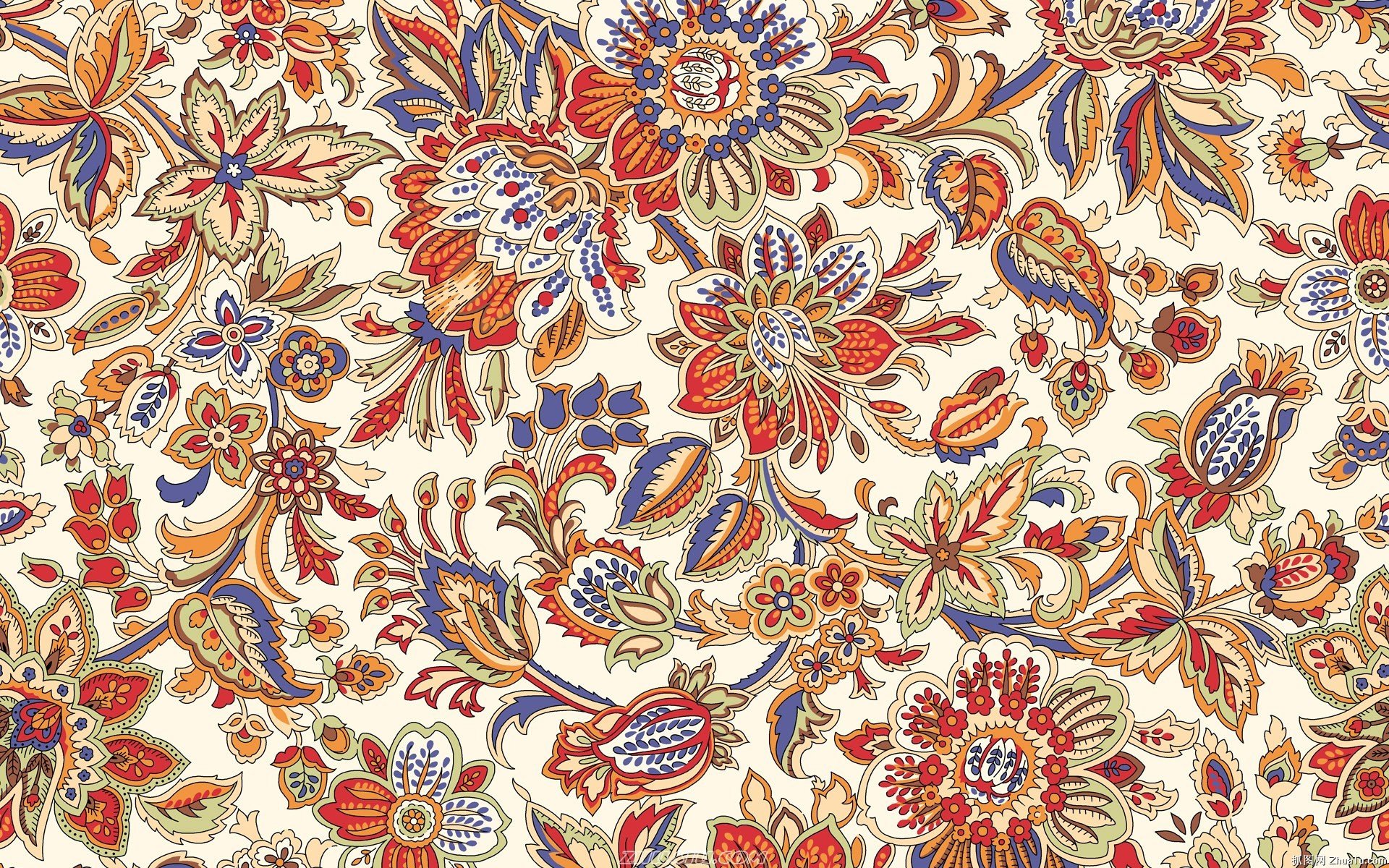 motifs peinture fleurs