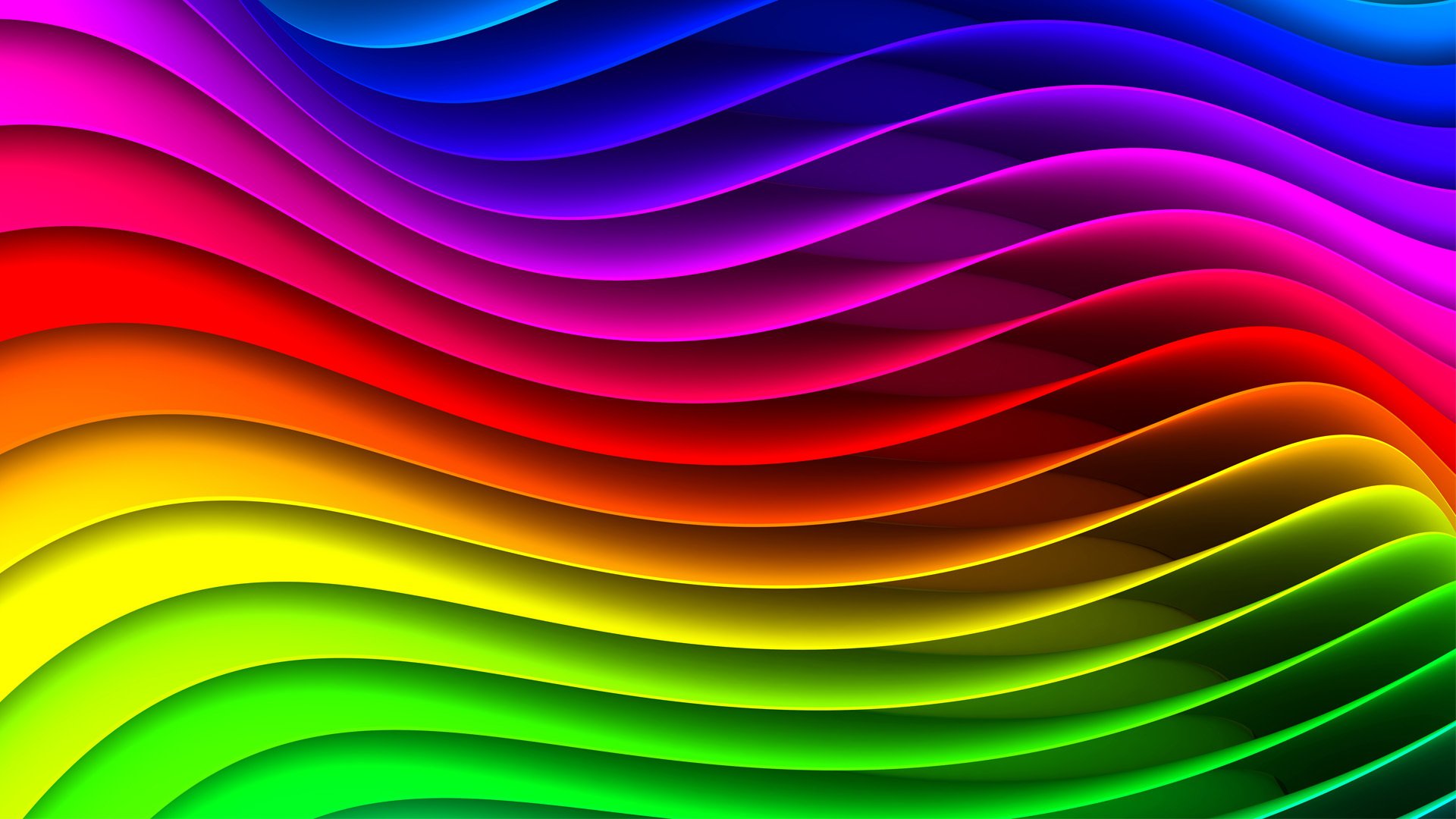 espectro arco iris ciclo rayas ondas