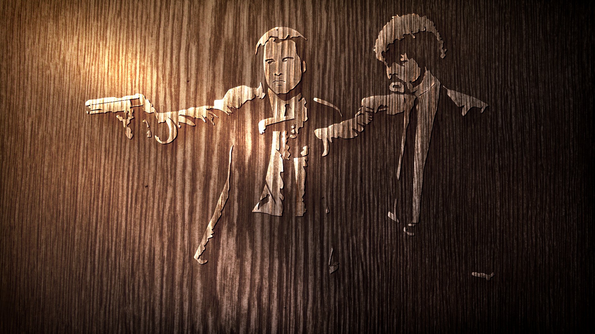 pulp fiction drzewo aktorzy john travolta samuel jackson samuel jackson pistolet
