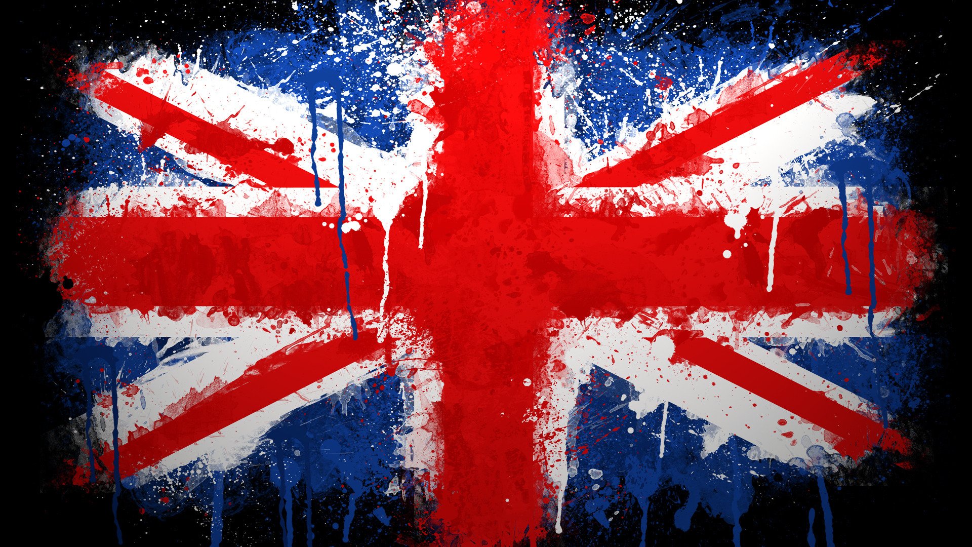 union jack flag united kingdom paint