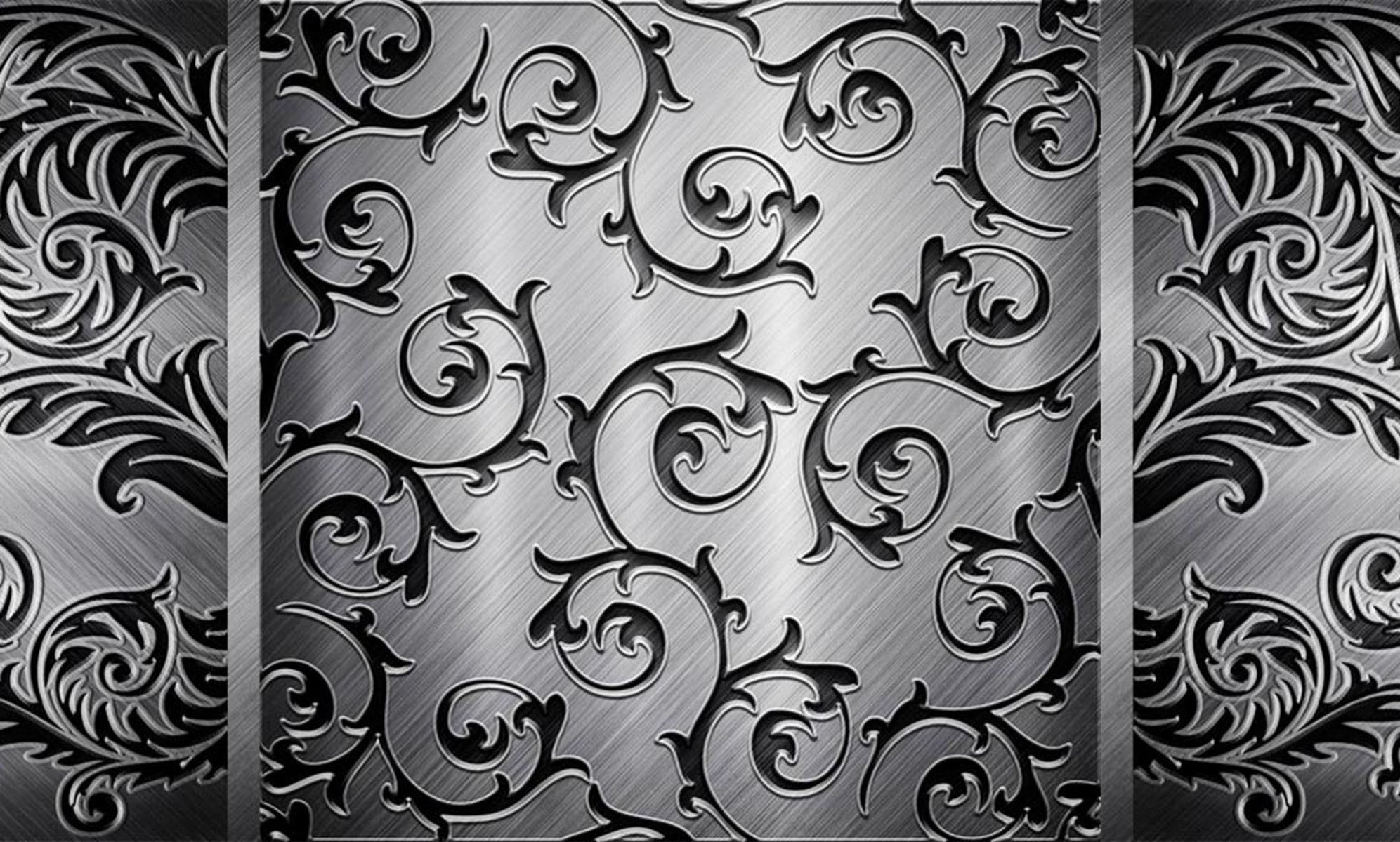 textura vintage acero negro gris patrón