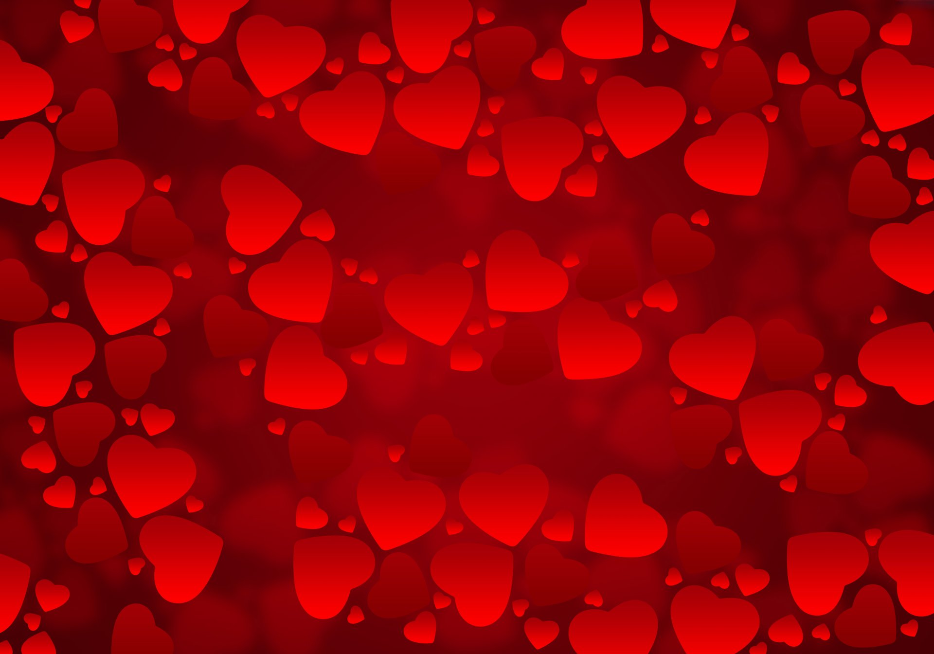 rouge fond texture coeurs