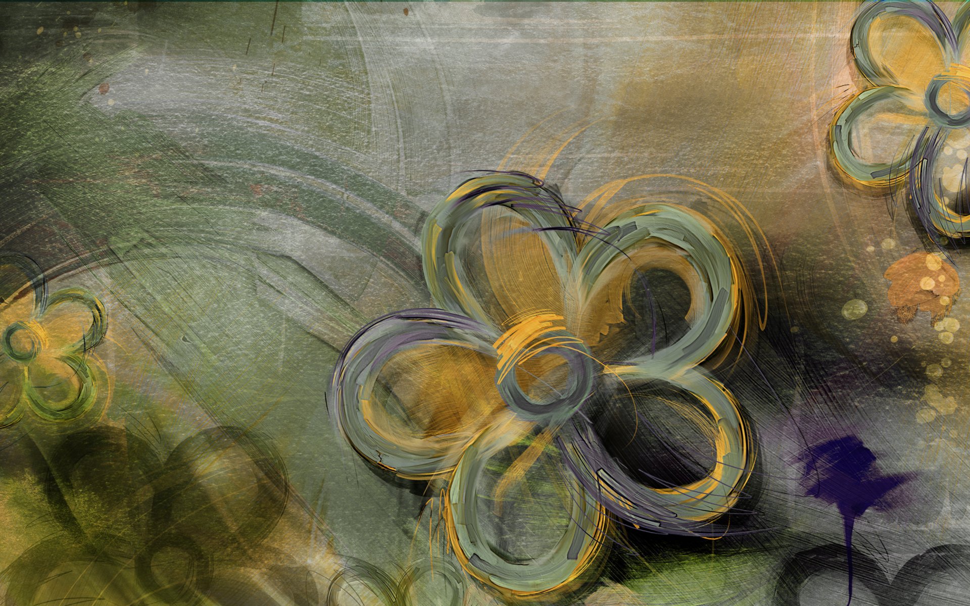 blumen gezeichnet gelb