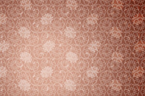 Rosa Textur mit floralen Mustern