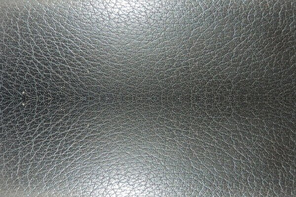 Silvery leather with a pleasant texture