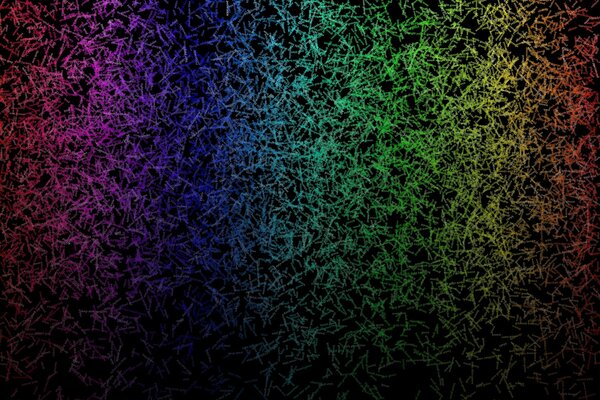 Textured background of the rainbow web