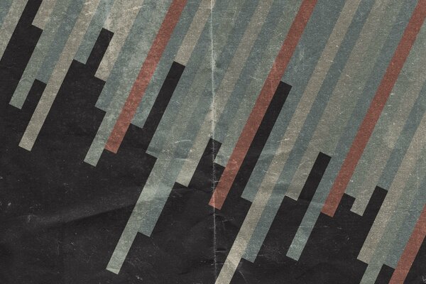 Strisce colorate su sfondo nero