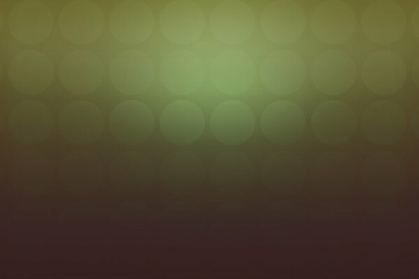 Circles on a green background