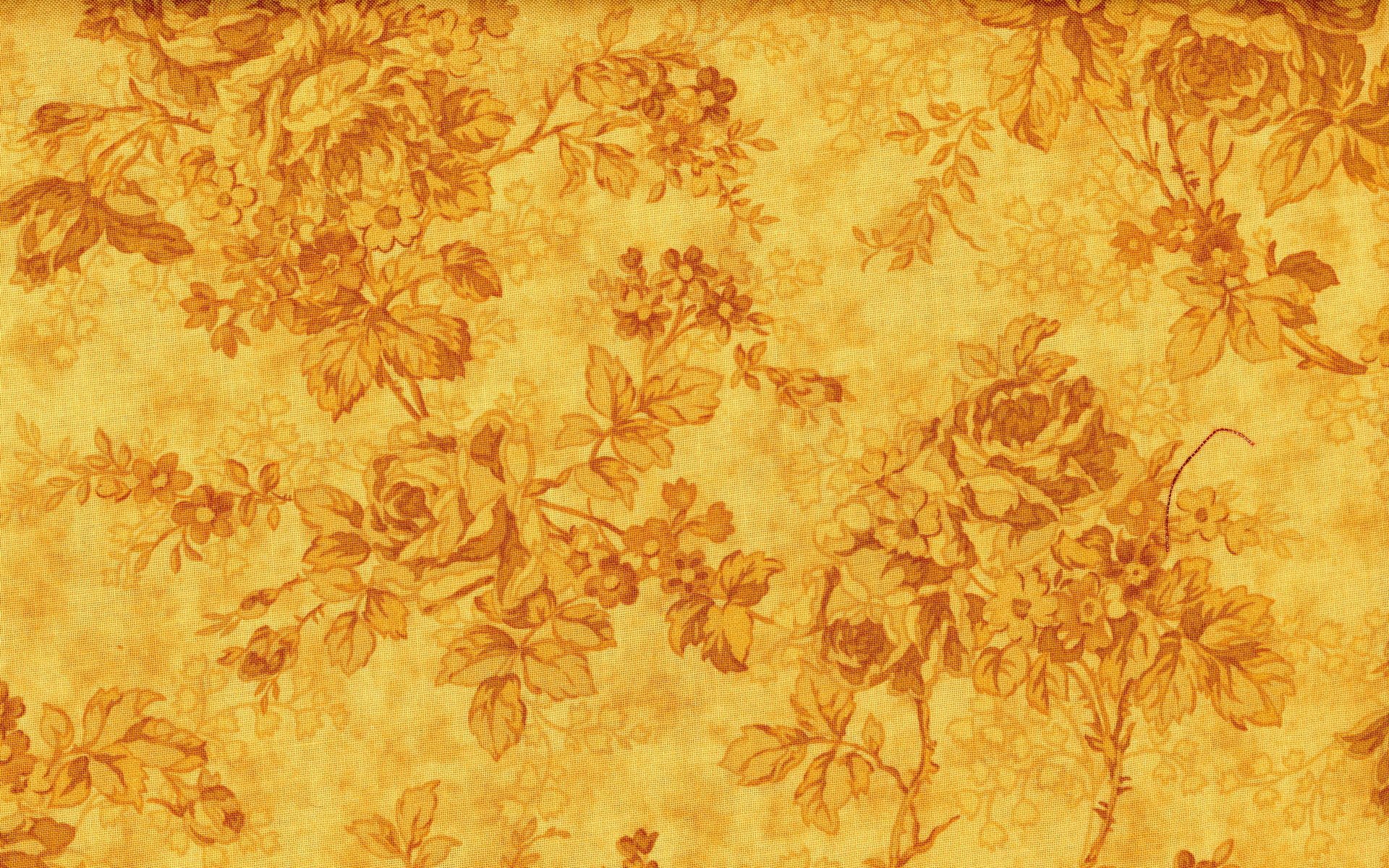 texture fond fleurs motifs jaune or