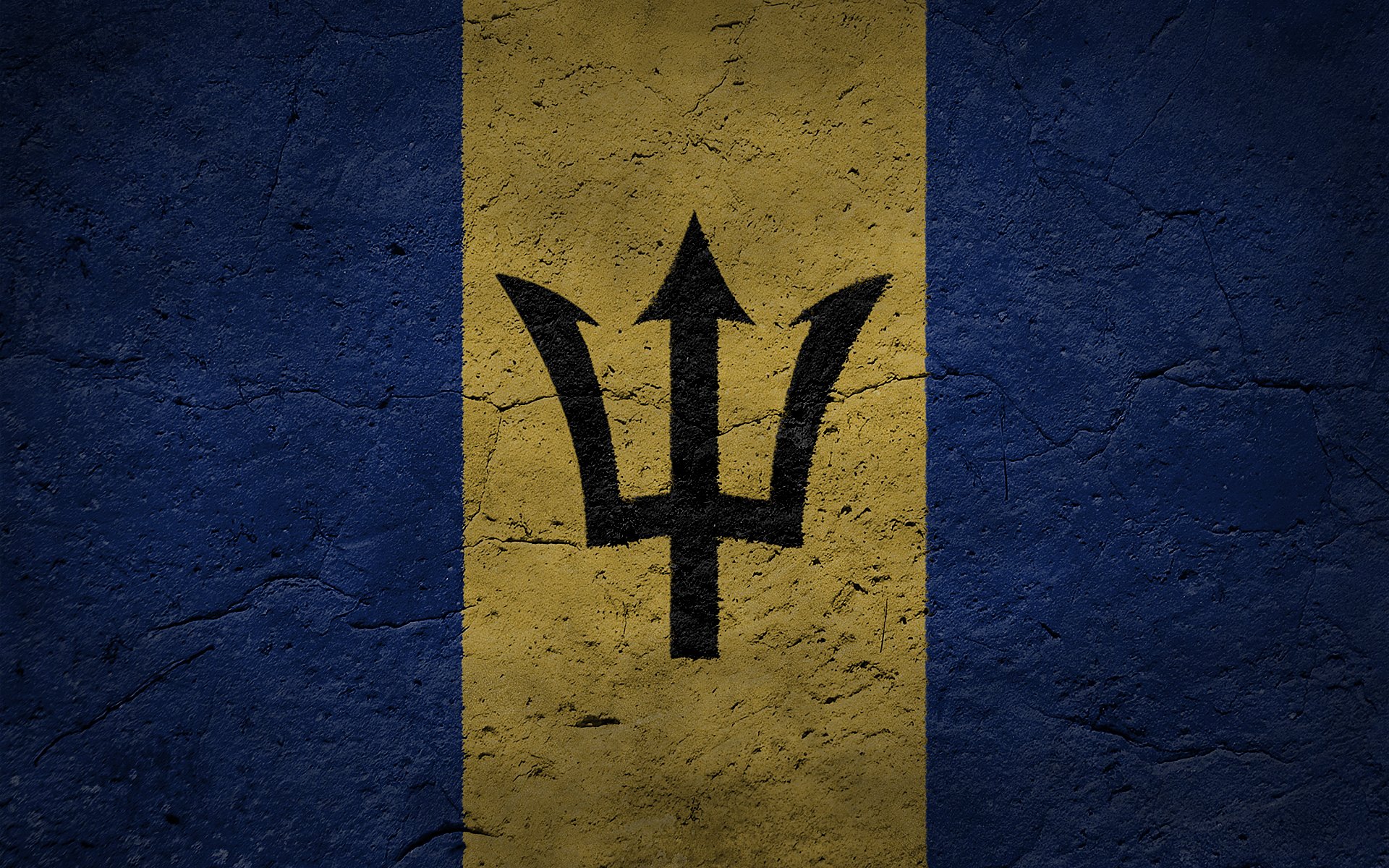 barbados textures flag