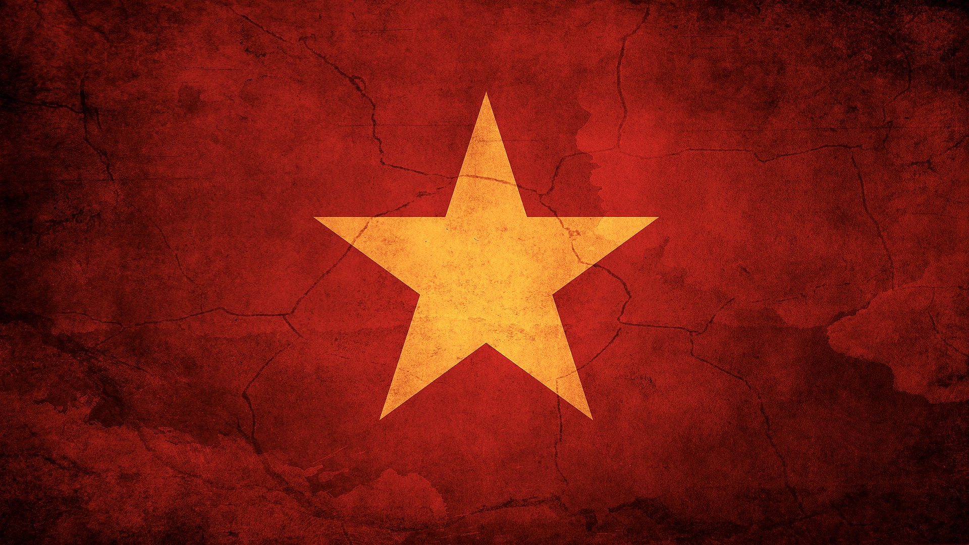 flagge vietnam stern rot