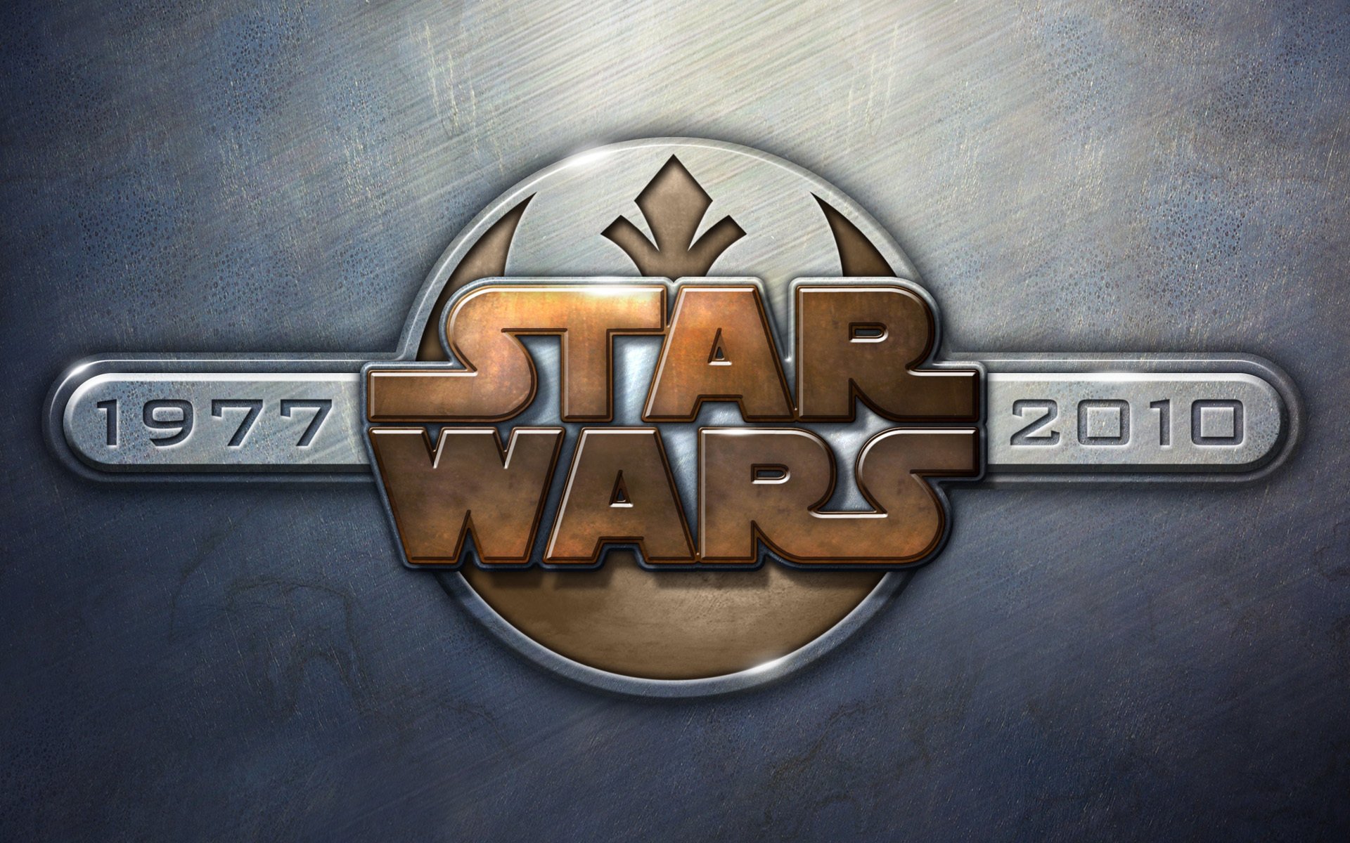 star wars metal emblema 1977 2010 textura