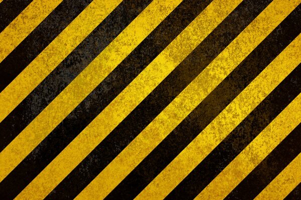 Yellow background with black stripes