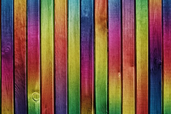 Textura de madera de arco iris brillante