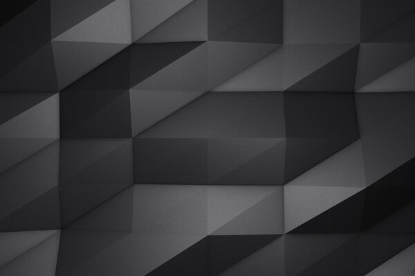 Graphiques géométriques dans des tons gris et noir