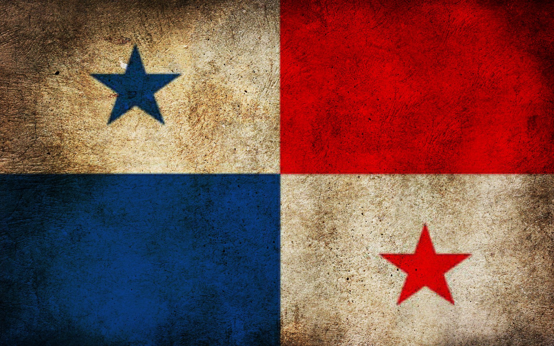 panama flagge schmutz