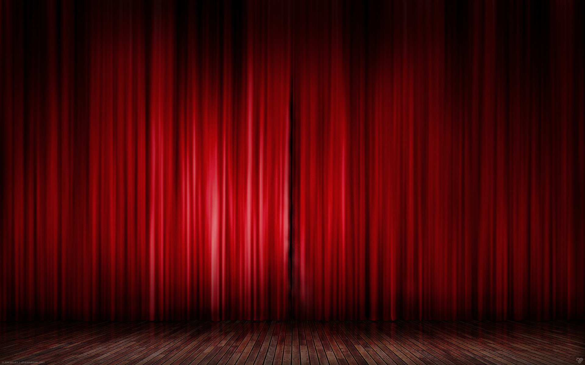 red curtains stage texture