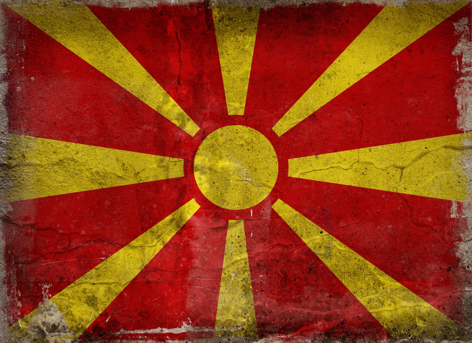 flag macedonia flower