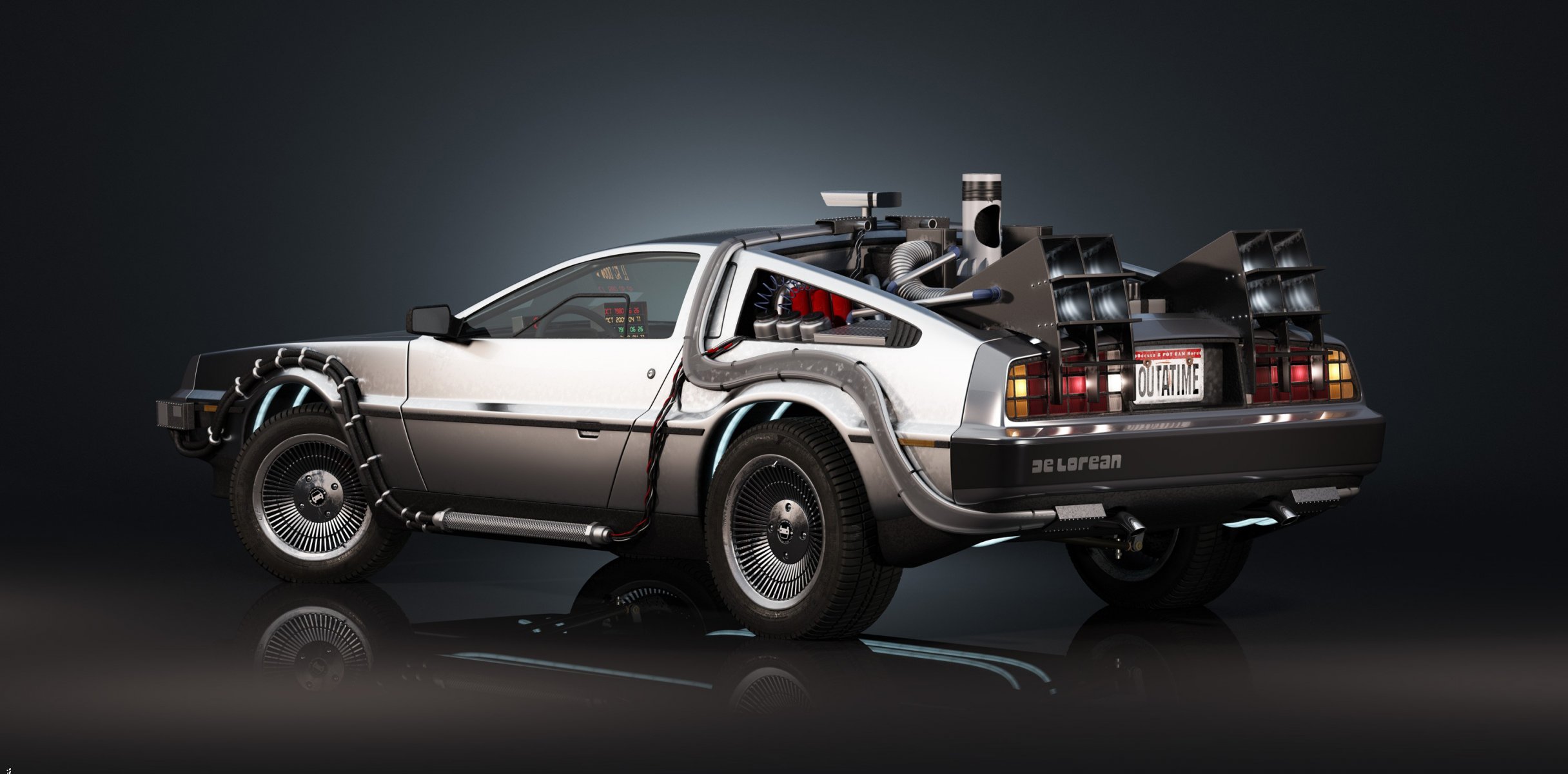 macchina del tempo ritorno al futuro delorean